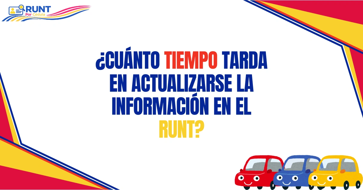 ¿Cuánto Tiempo Tarda en Actualizarse la Información en el RUNT?